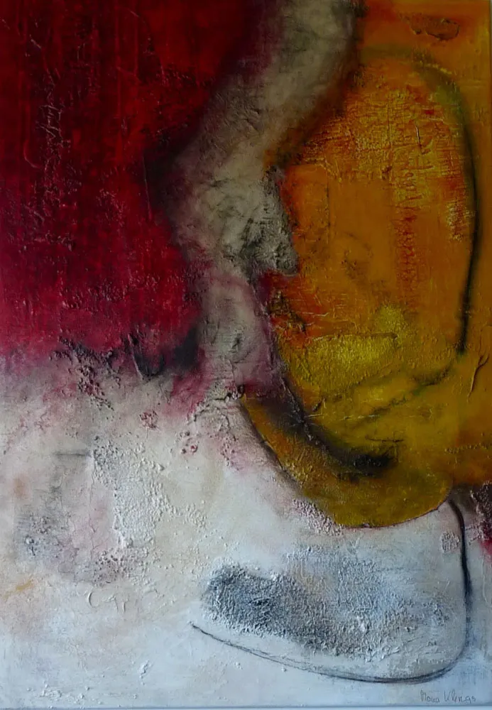 Ohne Titel, 60x80x2, Mischtechnik, 2015